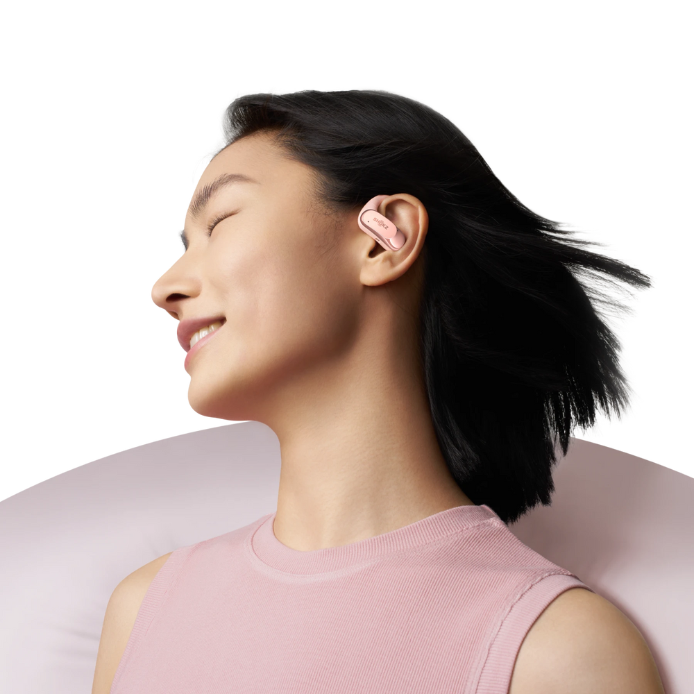 Fone de Ouvido Aberto Shokz OpenFit Air Rosa