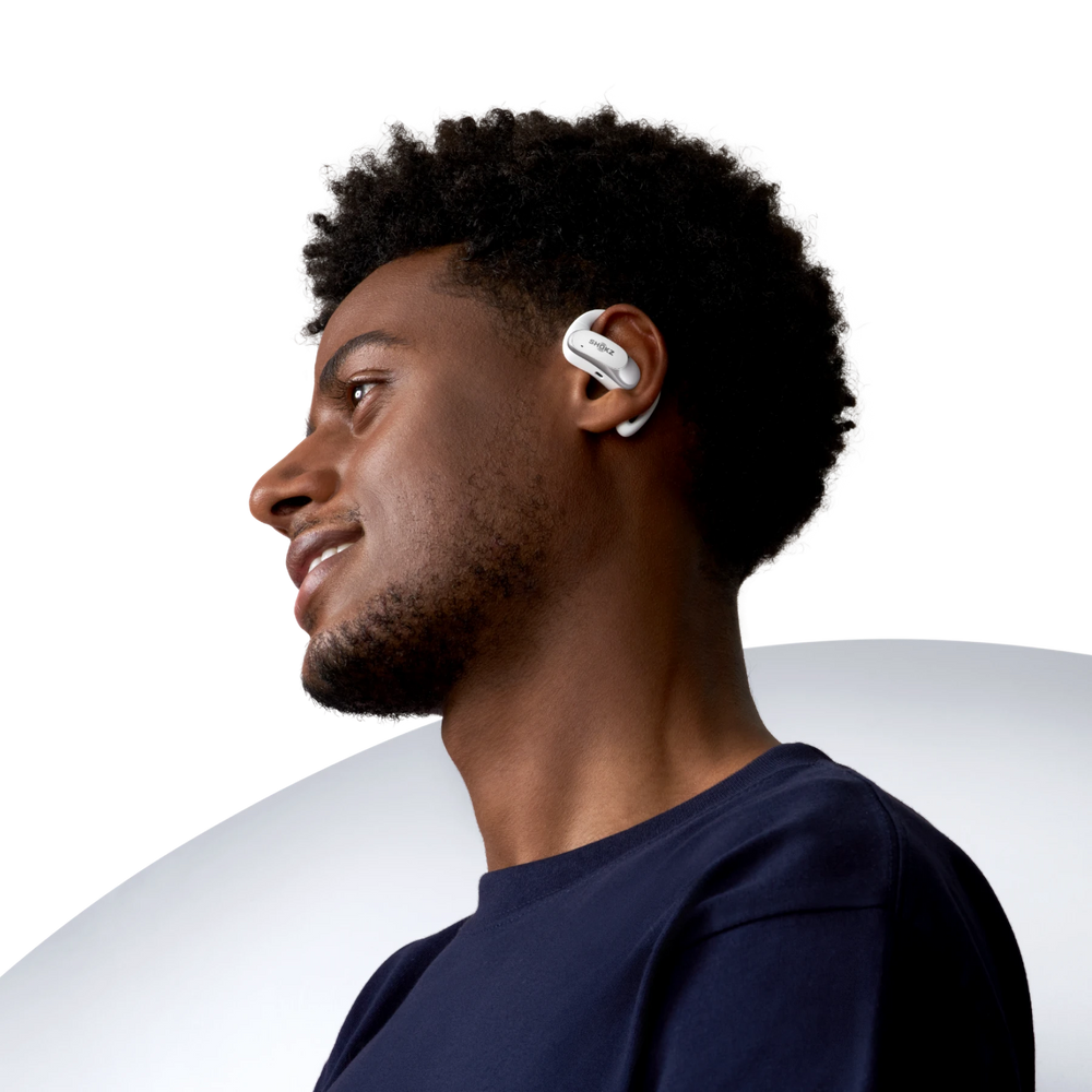 Fone de Ouvido Aberto Shokz OpenFit Air Branco